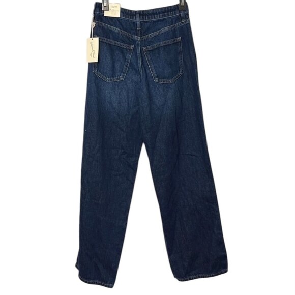NWT Universal Thread Relaxed Wide Leg Jeans Sz 2R Blue Dk Wash 100% Cotton #179S - Picture 5 of 12